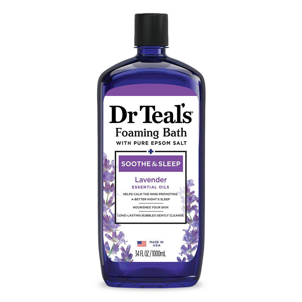 Dr. Teals Soothe And Sleep Foaming Bath With Lavender, 34 Oz